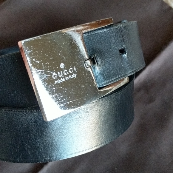 GUCCI LEATHER BELT - Picture 2 of 8